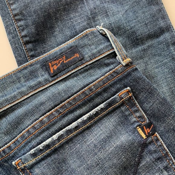 Citizens of Humanity Kelly #063 Stretch Low Waist Cropped Jeans Size 30 - Picture 10 of 11